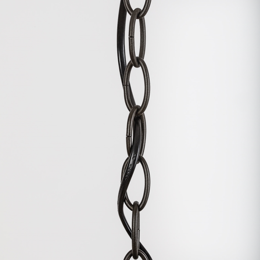 Brilagi - Lustre Tiffany de vitral suspenso por corrente MARGARET 2xE27/60W/230V