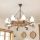 Brilagi - Lustre TIMONA com corrente 8xE14/40W/230V carvalho