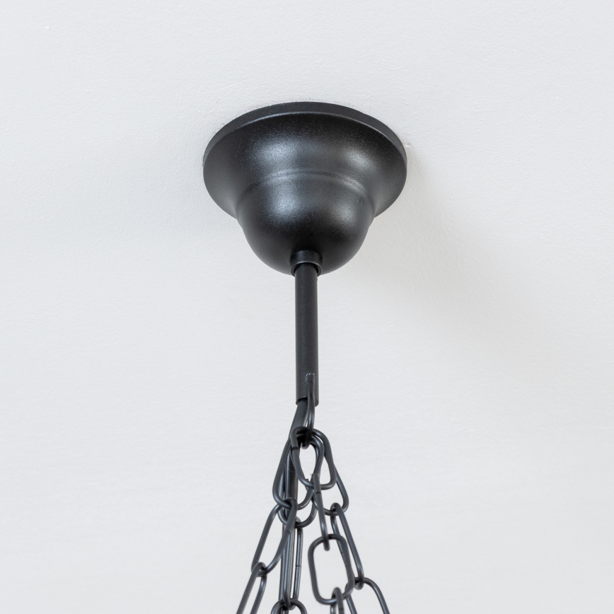 Brilagi - Lustre TIMONA suspenso por corrente, 4xE14/40W/230V, Ø 50 cm, faia