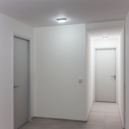 Brilagi - Luz industrial de teto LED SIMA LED/12W/230V IP65 preto antigo