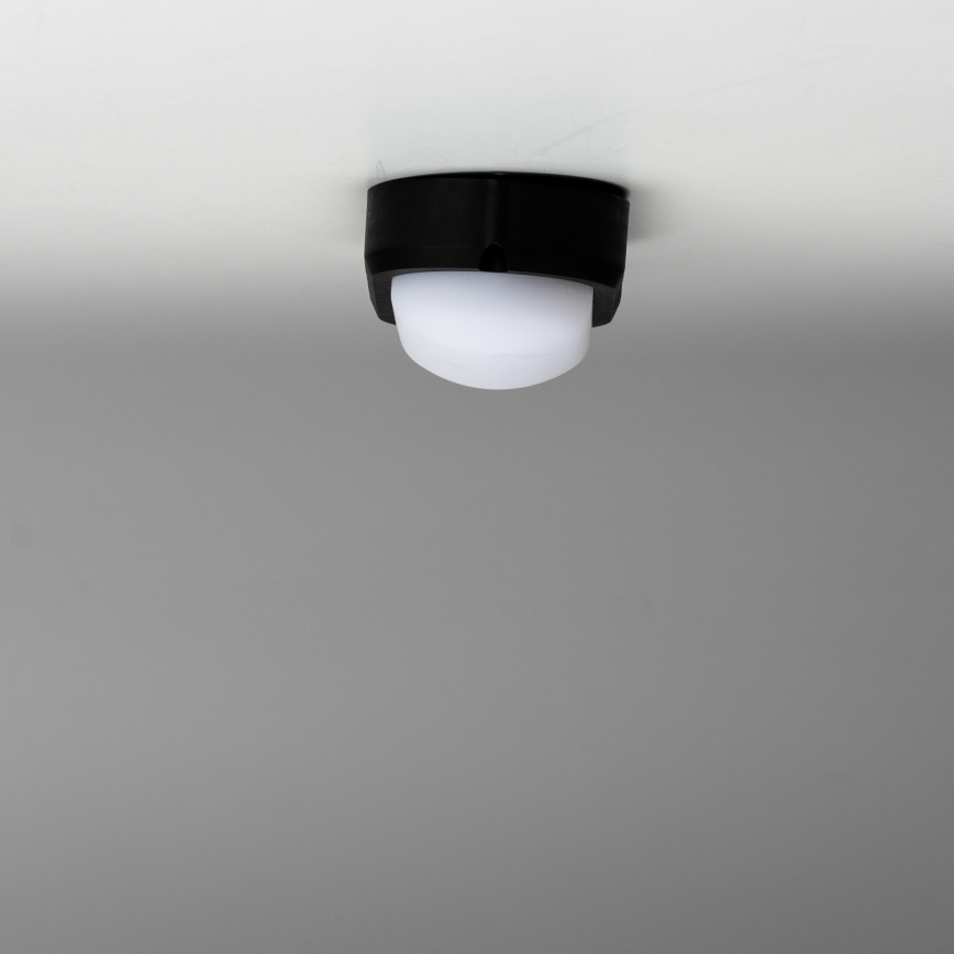 Brilagi - Luz industrial de teto LED SIMA LED/12W/230V IP65 preto antigo