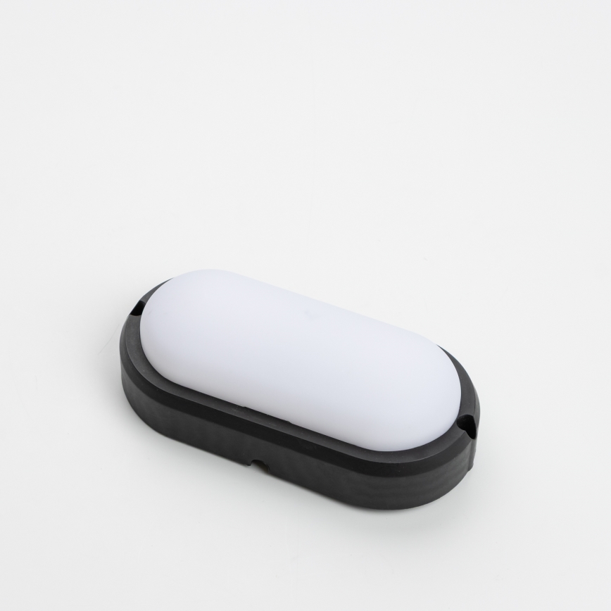 Brilagi - Luz industrial de teto LED SIMA LED/12W/230V IP65 preto antigo