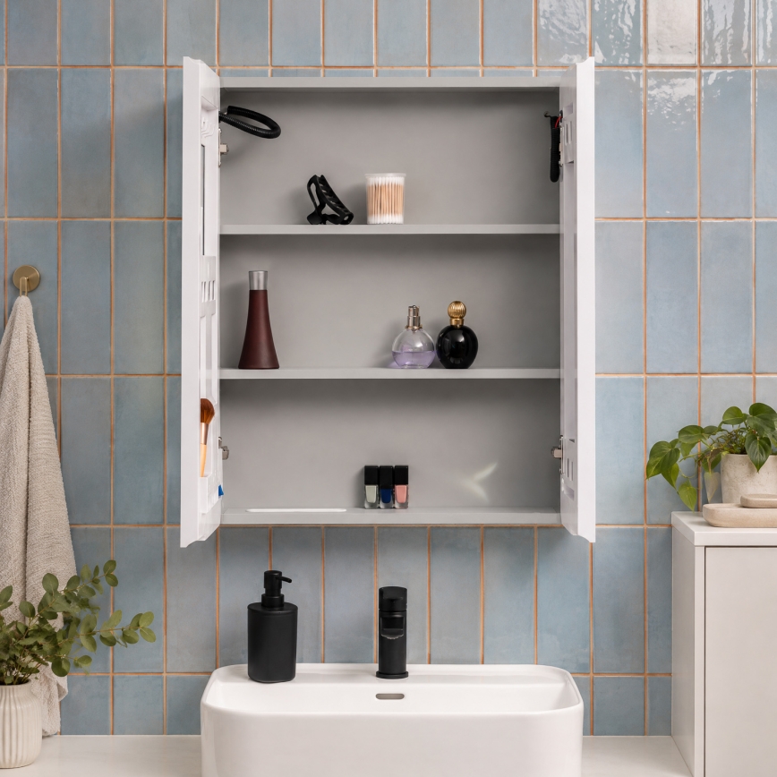 BRILAGI - Móvel de casa de banho espelhado com iluminação LED NOTO DOUBLE 60x70 cm