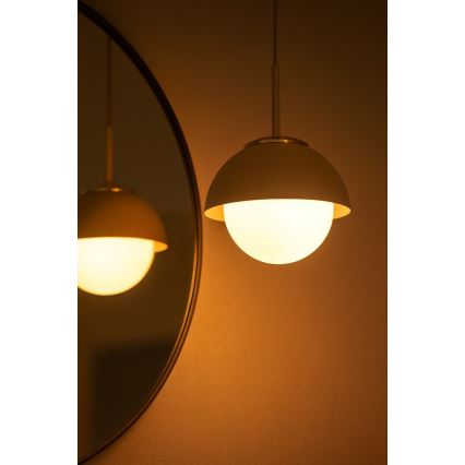 Brilagi - Pendente com cabo 1xE27/60W/230V Ø 18 cm bege/dourado