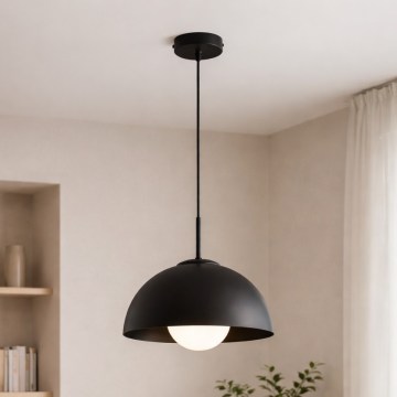 BRILAGI - Pendente com cabo COSMO 1xE27/60W/230V Ø 30 cm preto