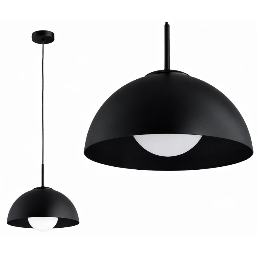 BRILAGI - Pendente com cabo COSMO 1xE27/60W/230V Ø 30 cm preto