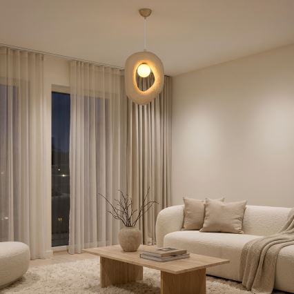 Brilagi - Pendente com cabo WABI SABI 1xE27/40W/230V creme