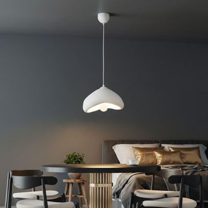Brilagi - Pendente com cabo WABI SABI 1xE27/40W/230V Ø 30 cm branco