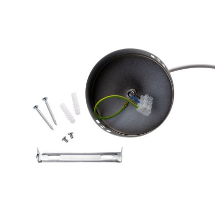 Brilagi - Pendente com cabo WABI SABI 1xE27/40W/230V Ø 33 cm cinzento