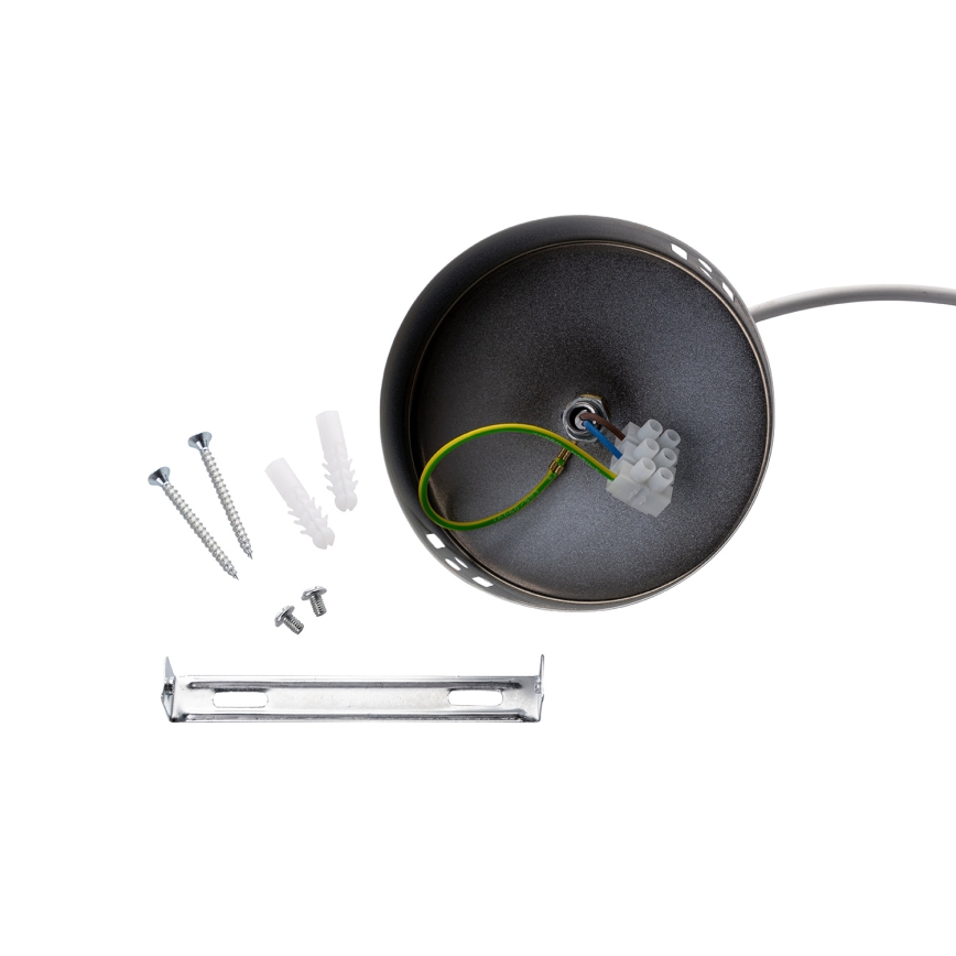 Brilagi - Pendente com cabo WABI SABI 1xE27/40W/230V Ø 33 cm cinzento