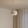 Brilagi - Pendente com cabo WABI SABI 1xE27/40W/230V Ø 34 cm branco