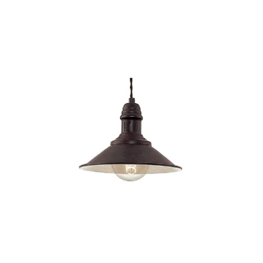 Brilagi - Pendente em cabo FORGE 1xE27/60W/230V Ø 22 cm preto