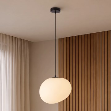 BRILAGI - Pendente em cabo PEBBLES 1xE27/40W/230V Ø 30 cm preto