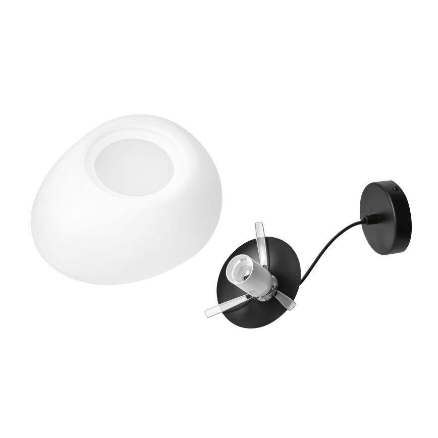 BRILAGI - Pendente em cabo PEBBLES 1xE27/40W/230V Ø 30 cm preto