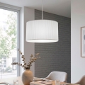 Brilagi - Pendente em cabo SIRIJA MODERN 1xE27/60W/230V diâmetro 35 cm branco
