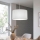Brilagi - Pendente em cabo SIRIJA MODERN 1xE27/60W/230V diâmetro 35 cm branco