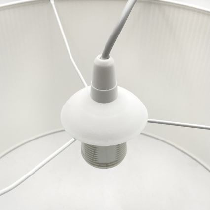 Brilagi - Pendente em cabo SIRIJA MODERN 1xE27/60W/230V diâmetro 35 cm branco