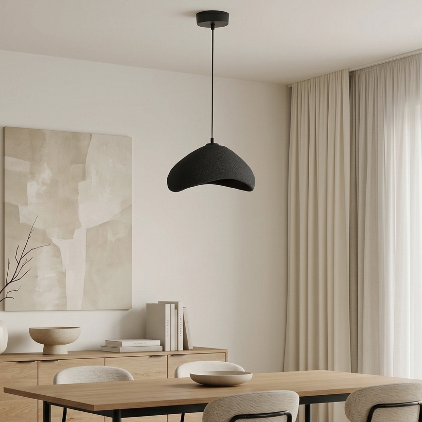 Brilagi - Pendente em cabo WABI SABI 1xE27/40W/230V Ø 33 cm preto