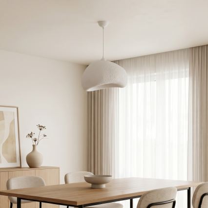 Brilagi - Pendente em cabo WABI SABI 1xE27/40W/230V Ø 42 cm branco