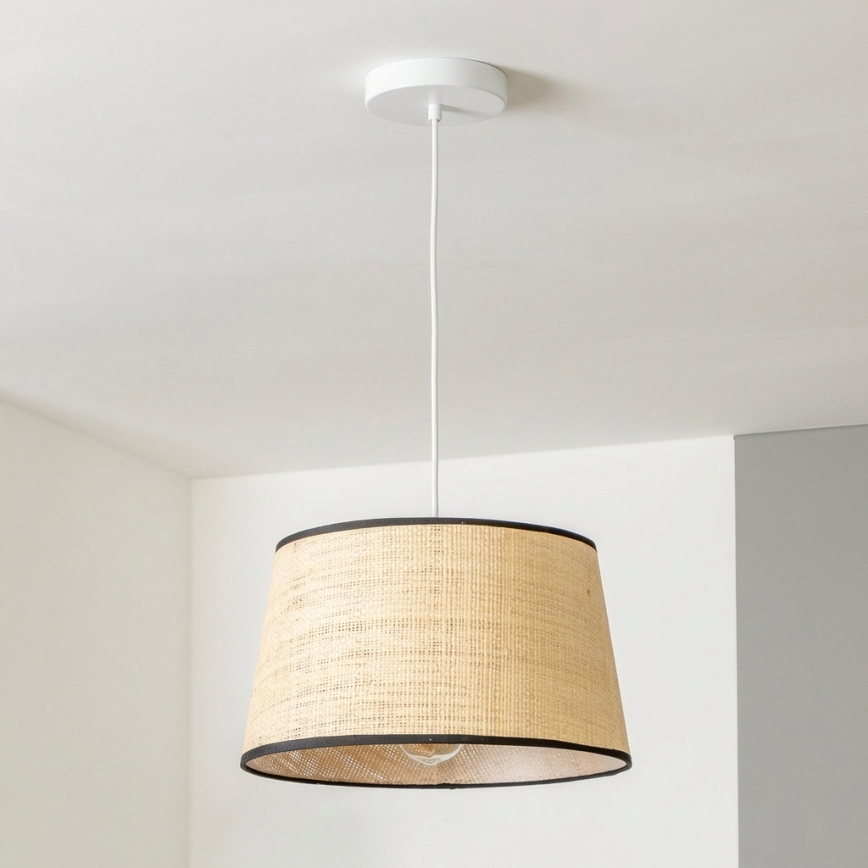 Brilagi - Pendente LED CERIA em cabo 1xE27/40W/230V Ø 35 cm, bege