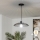 Brilagi - Pendente LED CERIA WIRE 1xE27/40W/230V Ø 26 cm preto