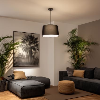 Brilagi - Pendente LED com cabo CERIA 1xE27/40W/230V Ø 45 cm preto