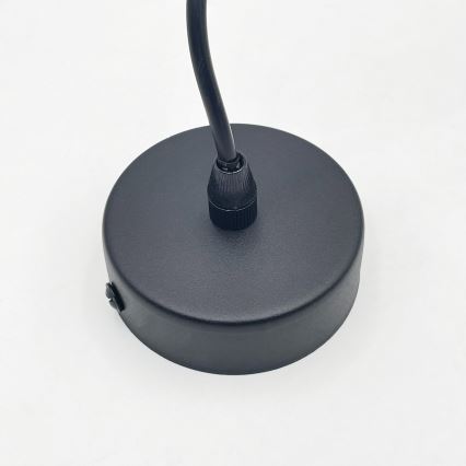 Brilagi - Pendente LED com cabo RIDDY 1xE27/60W/230V preto