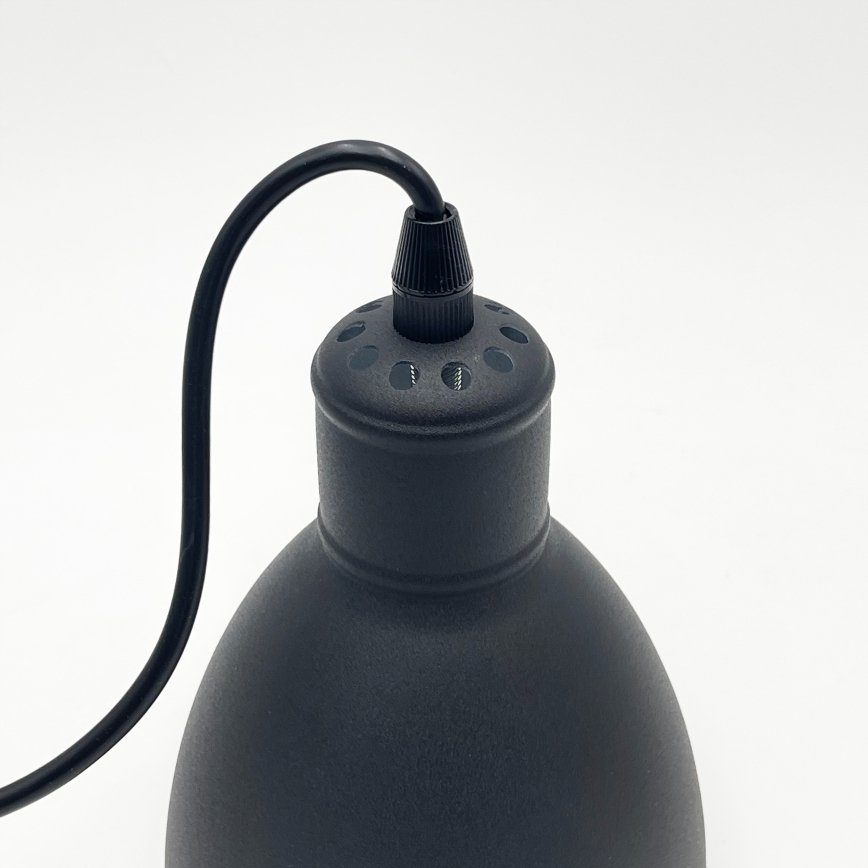 Brilagi - Pendente LED com cabo RIDDY 1xE27/60W/230V preto