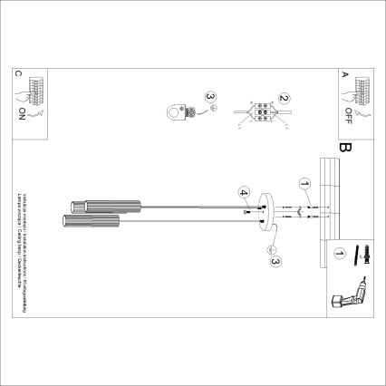 Brilagi - Pendente LED CRESTO com cabo 3xGU10/10W/230V, preto