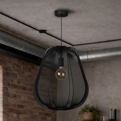 Brilagi - Pendente LED em cabo ARVEN 1xE27/8W/230V Ø 37 cm preto