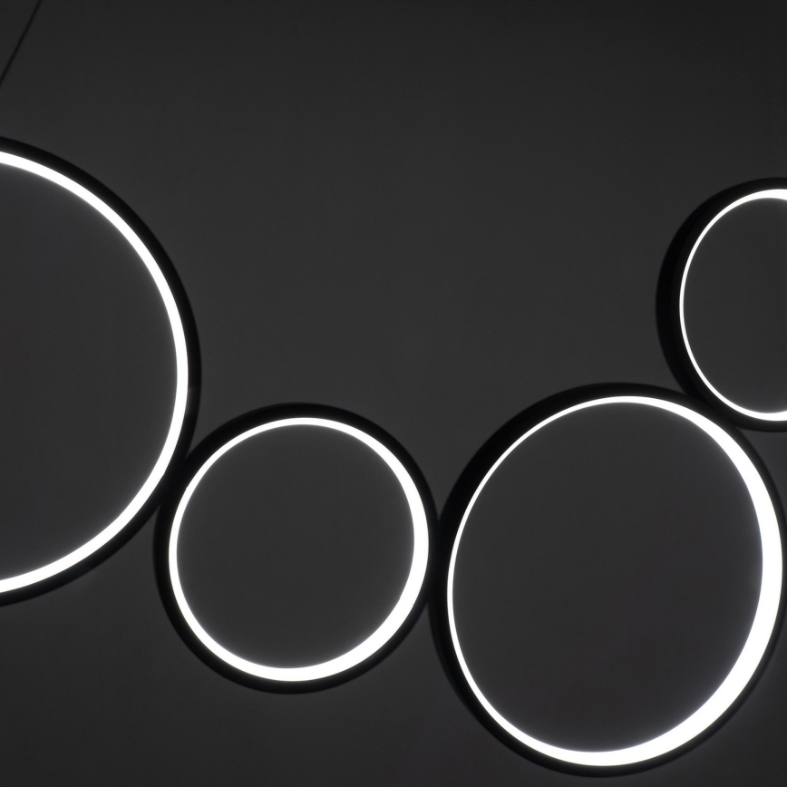 Brilagi - Pendente LED em cabo ECHO LED/60W/230V 4000K 100 cm preto