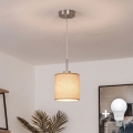 Brilagi - Pendente LED em cabo NUBILA 1xE27/60W/230V Ø 14 cm castanho claro