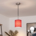 Brilagi - Pendente LED em cabo NUBILA 1xE27/60W/230V Ø 14 cm preto/vermelho