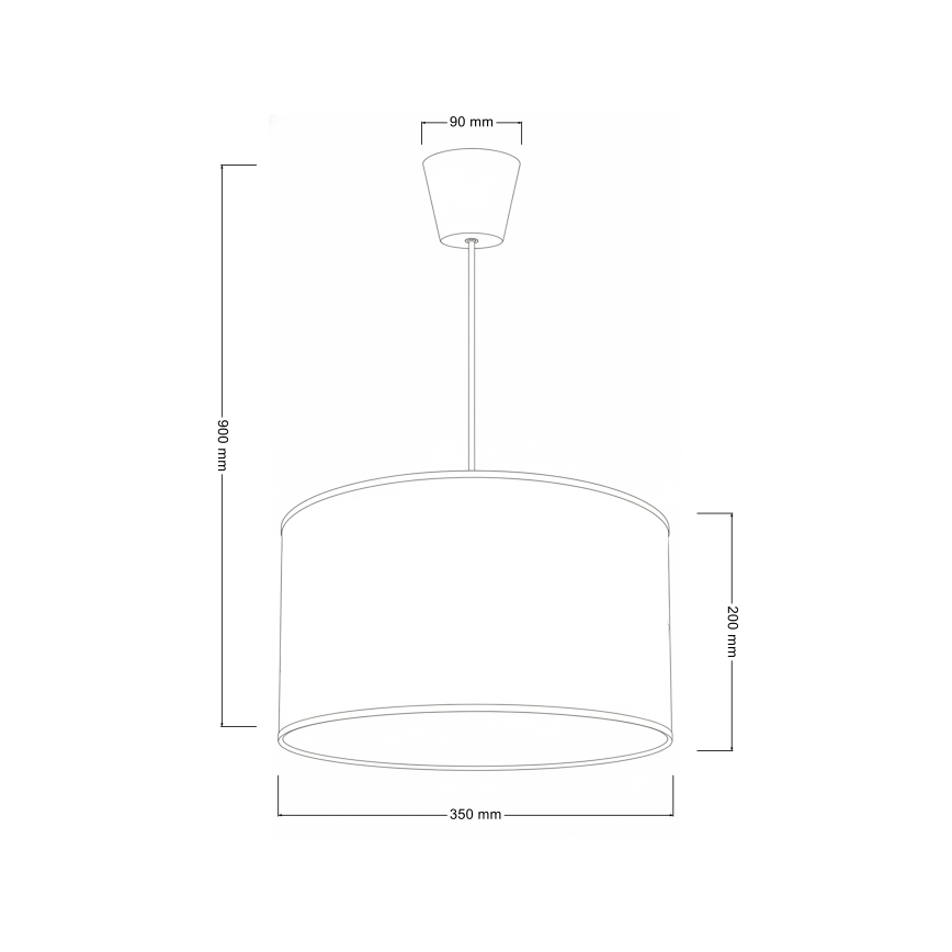 Brilagi - Pendente LED infantil BOBO 1xE27/60W/230V diâmetro 35 cm branco/com motivos de animais