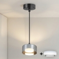 Brilagi - Pendente LED RGB+CCT dimerizável em cabo AURA LUX 1xGX53/14W/230V 2700-6500K Wi-Fi Tuya preto/fumado