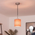 Brilagi - Pendente LED suspenso por cabo NUBILA 1xE27/60W/230V Ø 14 cm preto/laranja