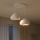 Brilagi - Pendente suspenso por cabo WABI SABI, 2xE27/40W/230V, Ø 45 cm, branco
