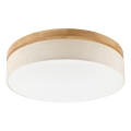 Brilagi - Plafon BELLADONNA LED/36W/230V Ø 50 cm creme/carvalho