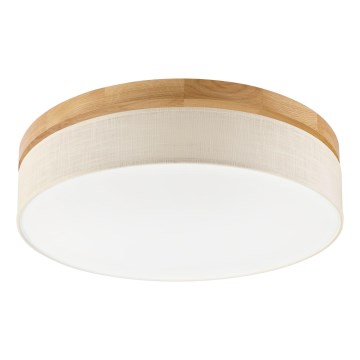 Brilagi - Plafon BELLADONNA LED/36W/230V Ø 50 cm creme/carvalho