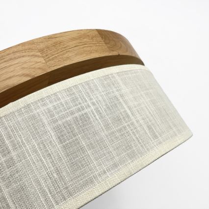 Brilagi - Plafon BELLADONNA LED/36W/230V Ø 50 cm creme/carvalho