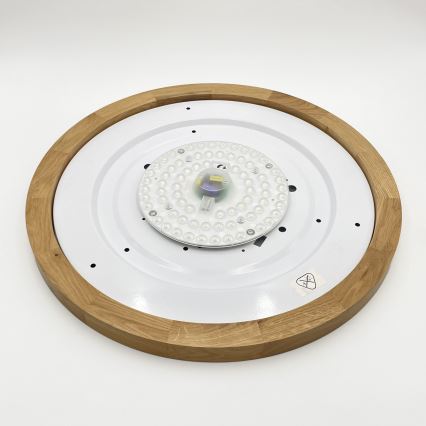 Brilagi - Plafon BELLADONNA LED/36W/230V Ø 50 cm creme/carvalho