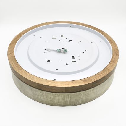 Brilagi - Plafon BELLADONNA LED/36W/230V Ø 50 cm creme/carvalho