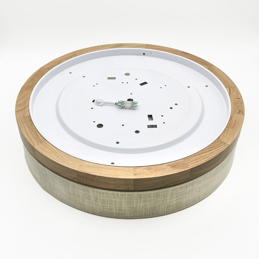 Brilagi - Plafon BELLADONNA LED/36W/230V Ø 50 cm creme/carvalho