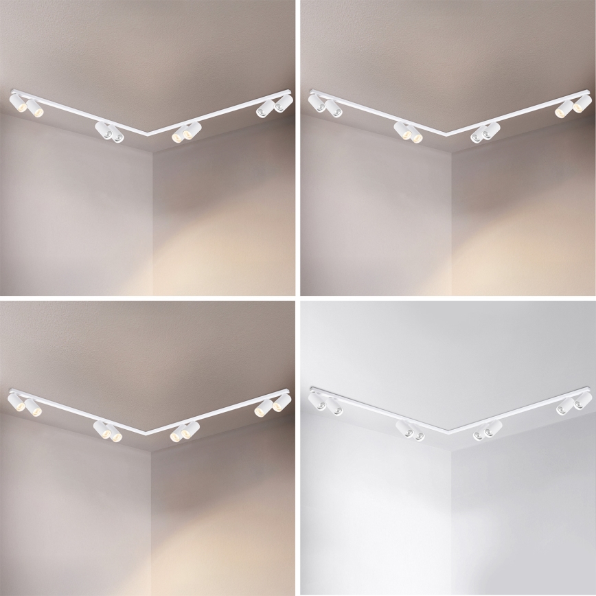 Brilagi - Plafon com 8 spots SELE LONG 8xGU10/30W/230V branco