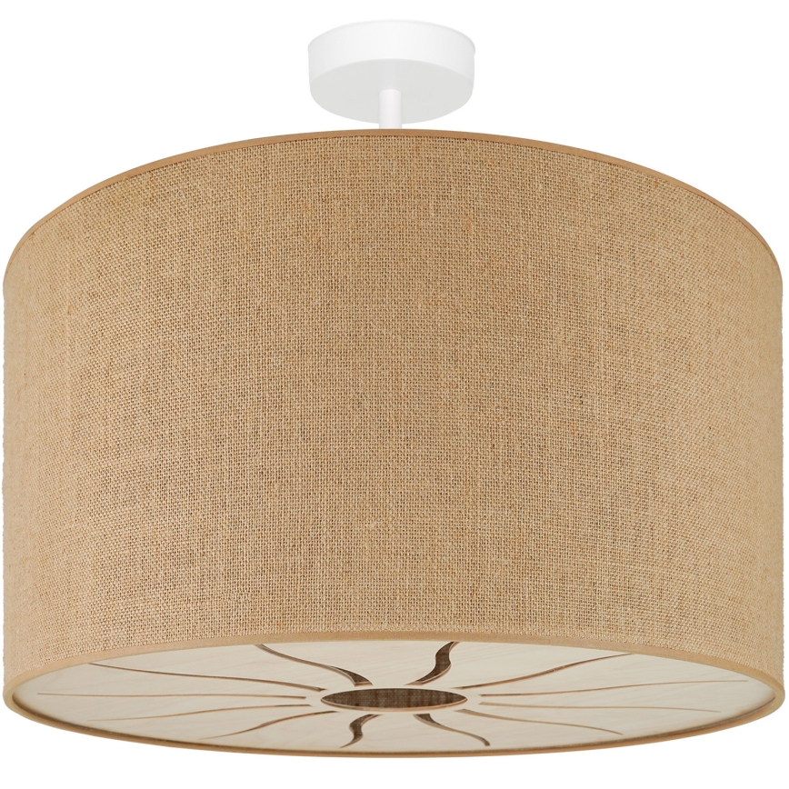 Brilagi - Plafon COUNTRY ROLLER 1xE27/15W/230V diâmetro 45 cm bege