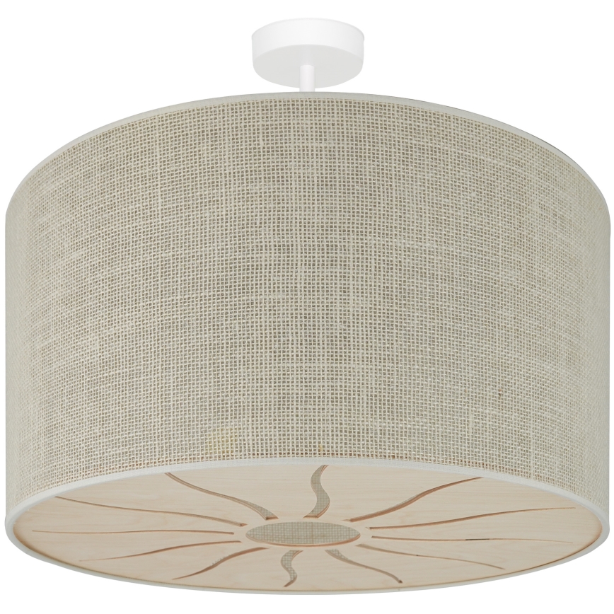 Brilagi - Plafon COUNTRY ROLLER 1xE27/15W/230V diâmetro 50 cm creme