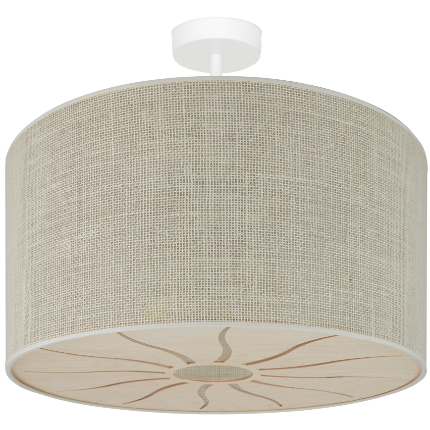 Brilagi - Plafon COUNTRY ROLLER 1xE27/15W/230V diâmetro 45 cm creme