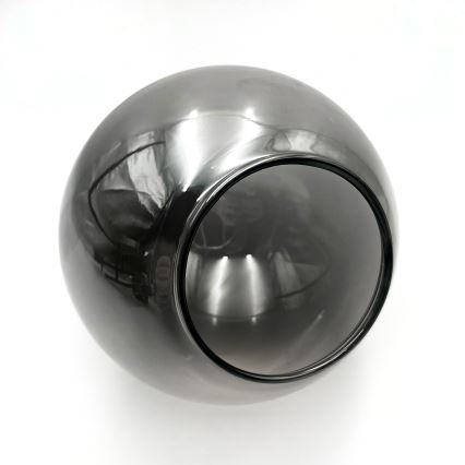 Brilagi - Plafon de sobrepor MALIVA 3xE14/15W/230V cromo fosco/vidro fumê