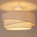 Brilagi - Plafon de tecto ARROW 1xE27/60W/230V diâmetro 45 cm bege