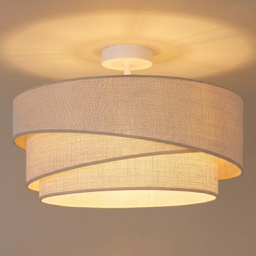 Brilagi - Plafon de tecto ARROW 1xE27/60W/230V diâmetro 45 cm bege